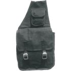 Canvas Saddle Bag - black or brown