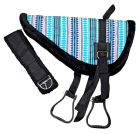 Teal and Royal Deluxe Bareback Pad