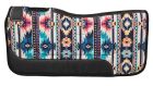 1/2" Blue and Cream Southwest Print Felt Pad- 31" x 32"