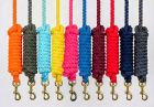Premium Cotton Lead 3/4" x 10' with Brass Bolt Snap - 13 colours!