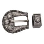 Belt Buckle Set - Gun Metal 