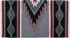 Del Rio Saddle Blanket - Red and Grey