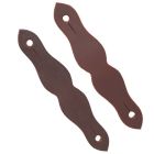Single Ply Leather Slobber Straps