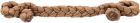 Mustang Tan Braided Curb Strap
