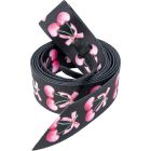 Mustang Printed Latigo- Bows & Cherries