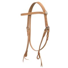 Basket Tooled Headstall by Dale Rodrigez