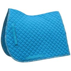 English Contour Saddle Pad with Paisley Binding 