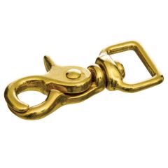 Brass Square End Trigger Snap