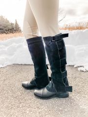Suede Half Chaps with Velcro
