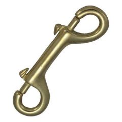Solid Brass Double Ended Snap - 3 1/2"