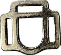 Brass Plated Halter Square - 1"